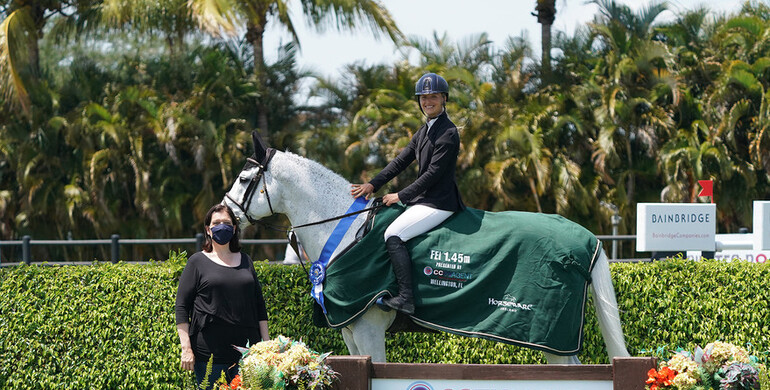 Kristen Vanderveen and Bull Run’s Faustino De Tili fly fastest, capturing the $37,000 CCTV Agent 1.45 Jumpers CSI3*