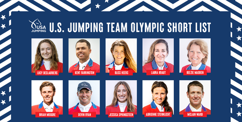 The U.S. short list for Tokyo Olympic Games announced