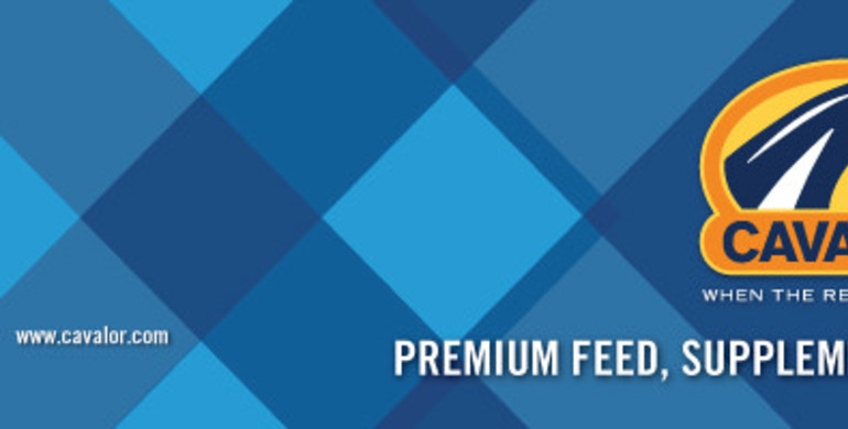 Advertisement; Cavalor® feed available at the Southern European and American tours