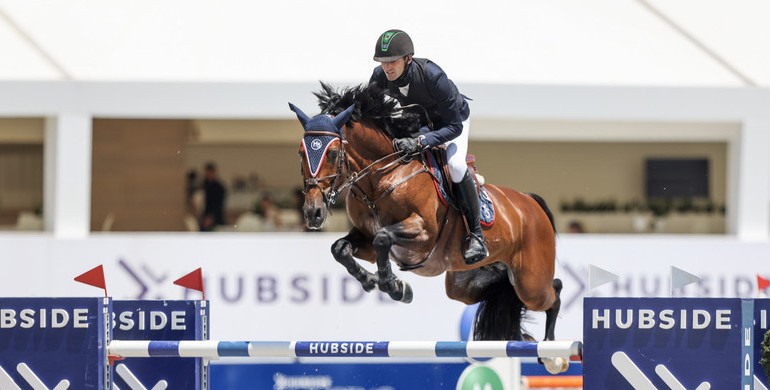 Eduardo Menezes and H5 Elvaro win Thursday's CSI4* 1.45m Longines Ranking class at Hubside Jumping