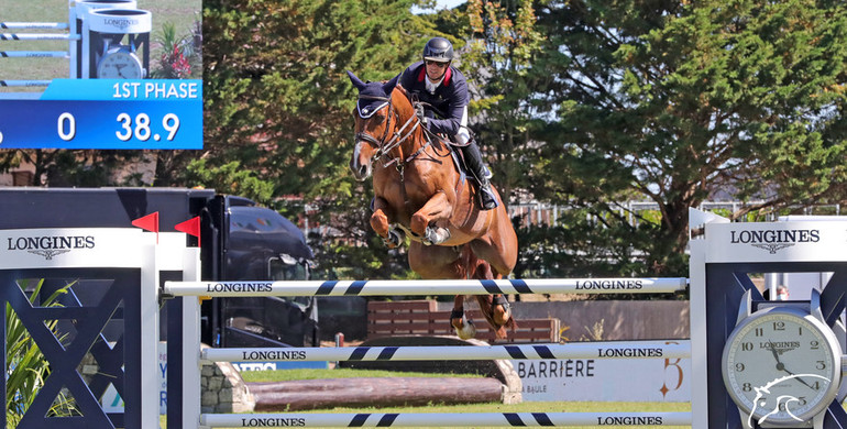 Home win for Julien Gonin and Caprice de Guinfard in the 1.45m Prix Groupe Barrière in La Baule