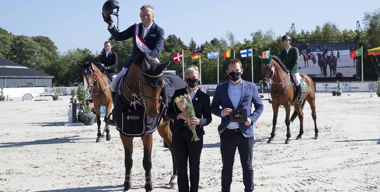 Jens Fredricson and Markan Cosmopolit win CSIO3* 1.50m Helgstrand Grand Prix in Uggerhalne