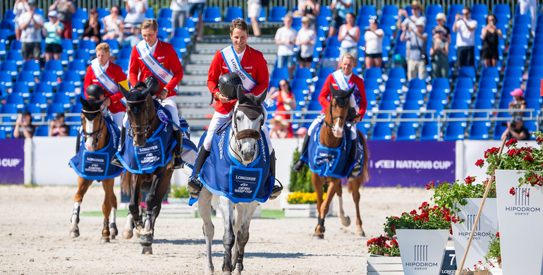 Germans win on dramatic day at sunny Sopot