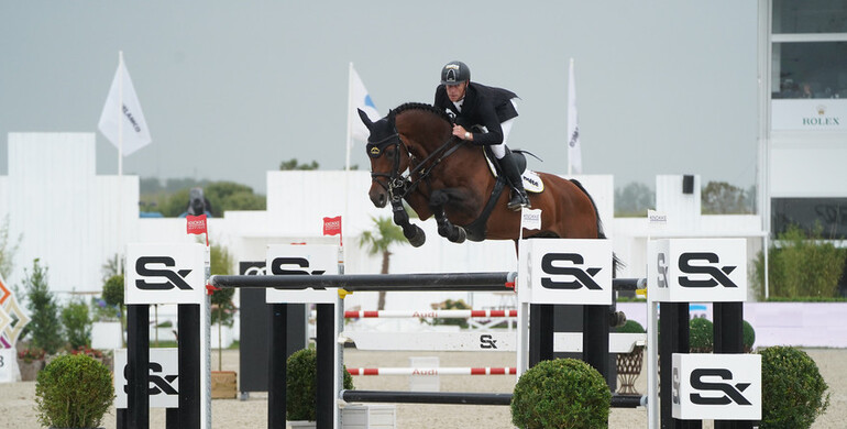 Marcus Ehning delights in the 1.50m Invest Mobile Prize at Knokke Hippique