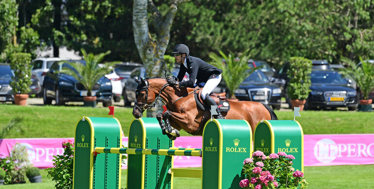 Henrik von Eckermann and Glamour Girl win the CSI5* 1.55m Conseil Municipal de Dinard
