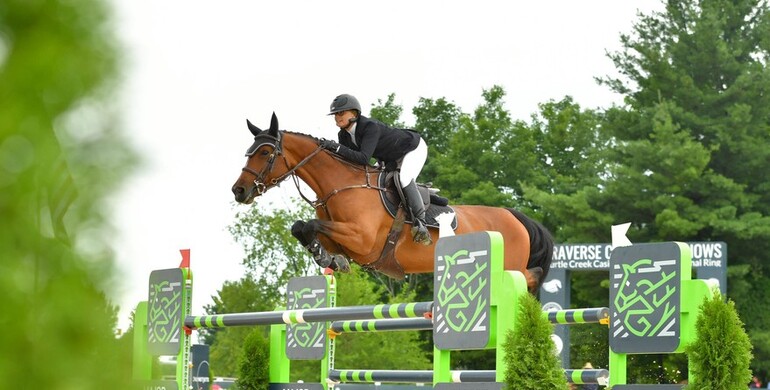 Erynn Ballard and Classic Penny win the MLSJ $36,600 1.45m Speed Stake CSI5*