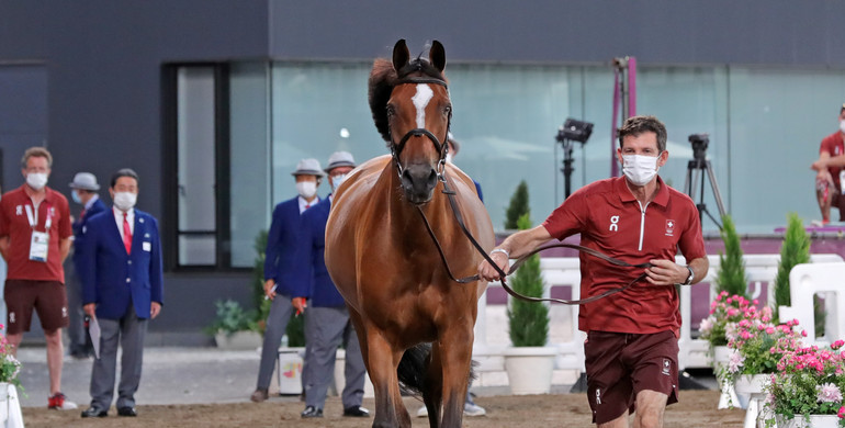 Photo special: Colourful horse inspection kicks off Olympic action for the jumpers