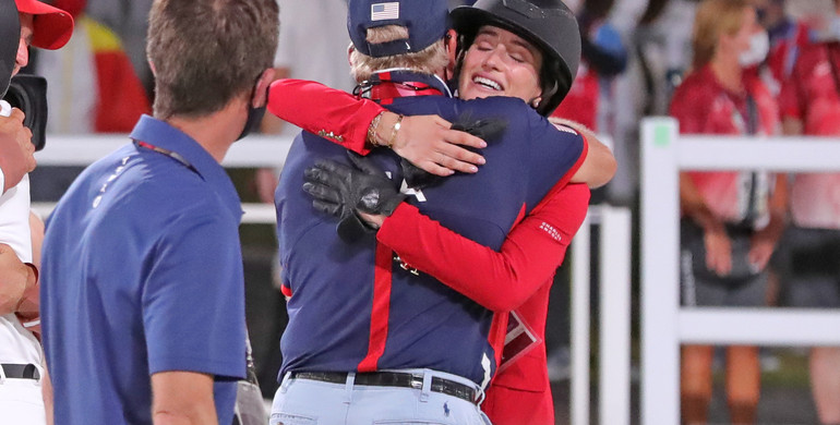 Silver celebrations for the US squad!