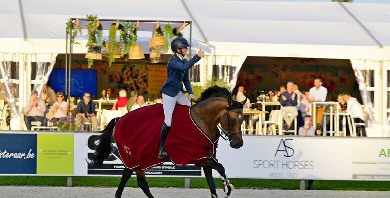 Sanne Thijssen and Con Quidam RB win Friday's feature class at CSI4* Sentower Park