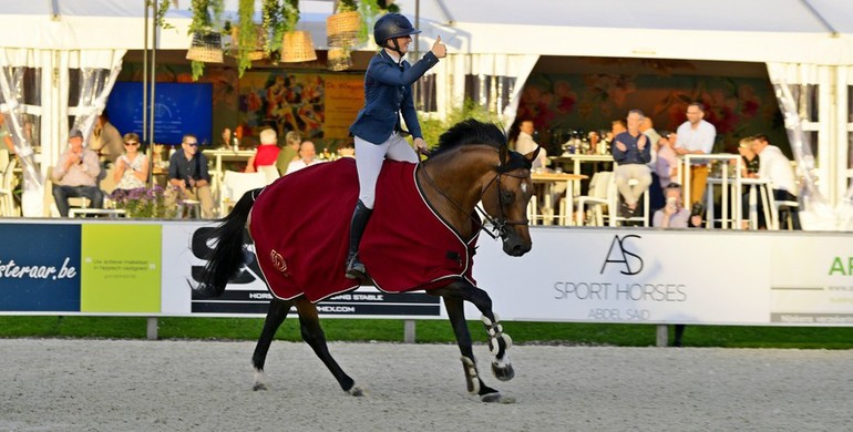 Sanne Thijssen and Con Quidam RB win Friday's feature class at CSI4* Sentower Park