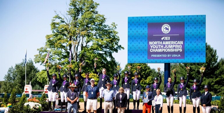 USA’s Zone 4 dominates Junior and Young Rider show jumping competition at Gotham North FEI North American Youth Championships, presented by USHJA