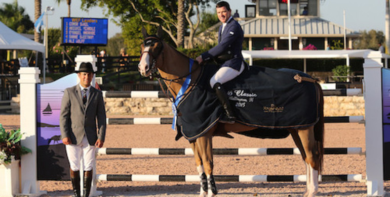 Conor Swail and Simba de la Roque top $34,000 1.45m speed at the 2015 Winter Equestrian Festival