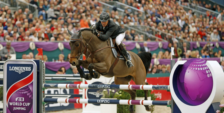 The riders and horses heading for Leipzig