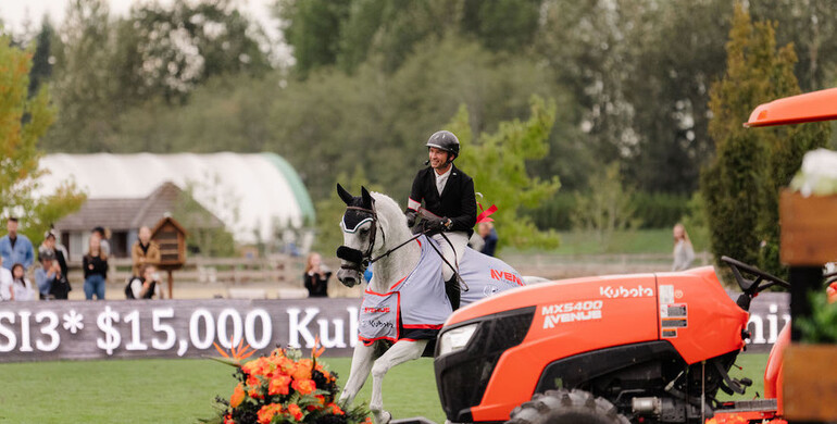 Brian Morton and Chili Pepper SM capitalize in $15,000 CSI3* Kubota Canada winning round 1.45m