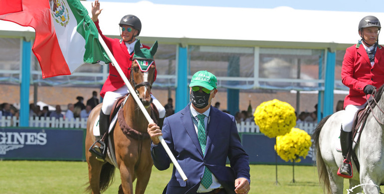 Stanny Van Paesschen stops as Chef d’Equipe for the Mexican jumping team