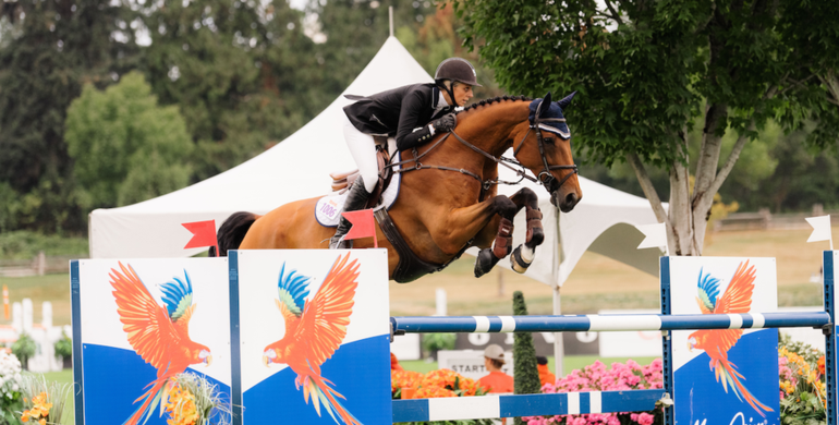 Kruger jumps to first international victory in $15,000 CSI3* Maui Jim Winning Round 1.45m
