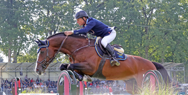 Thrills and spills from day two at the Longines FEI European Championships 2021