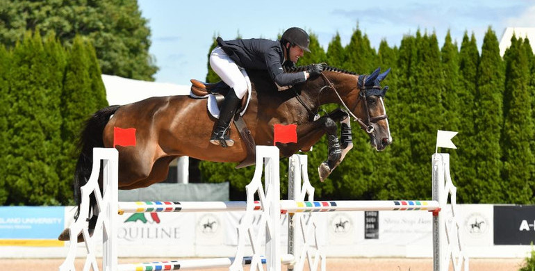 McLain Ward soars to victory in the $37,000 Hampton Classic FEI Speed Stake