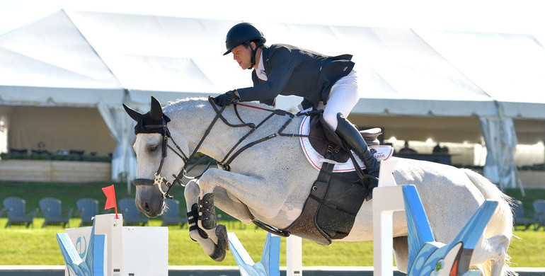 Shane Sweetnam and Indra Van De Oude Heihoef clinch top honors in $36,600 Elk Rapids Marina 1.45m Speed CSI3*