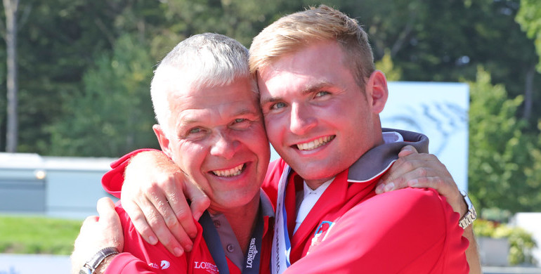 All the feels....as the Swiss win team gold at the Longines FEI European Championships 2021