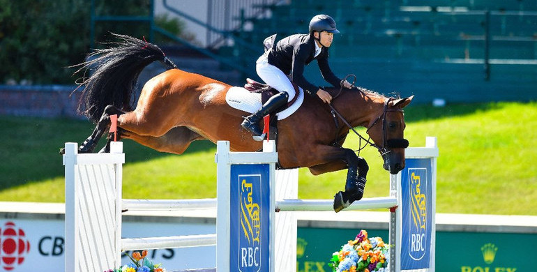 Kent Farrington and Gazelle win the RBC Grand Prix of Canada, presented by Rolex, at Spruce Meadows 'National'