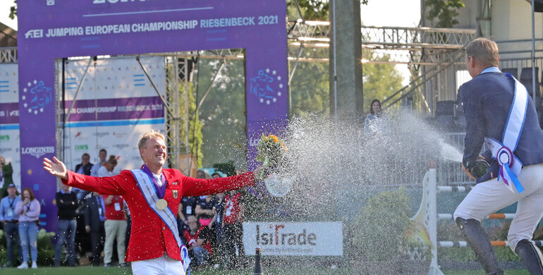 Champagne showers close off Longines FEI European Championships 2021