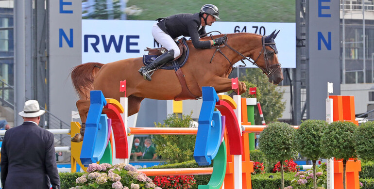Nicolas Delmotte and Urvoso du Roch win the RWE Prize of North Rhine-Westphalia at CHIO Aachen