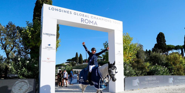 Longines Global Champions Tour championship race shifted into a new gear as Ben Maher and Olivier Robert make history with joint lead