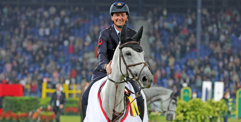 Lorenzo de Luca and Naomi van het Keizershof win the Sparkassen Youngster Cup Final at CHIO Aachen