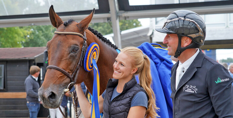 Koen Vereecke and Kasanova de la Pomme take the victory in the FEI Zangersheide Sires of the World Grand Prix