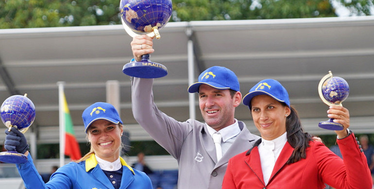 Weishaupt makes sure Coros is unbeatable in the 6-year-old final at the FEI WBFSH Jumping World Breeding Championship for Young Horses 2021