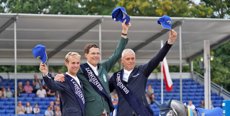 Not Just A Dream for Harm Lahde at the FEI WBFSH Jumping World Breeding Championship for Young Horses 2021