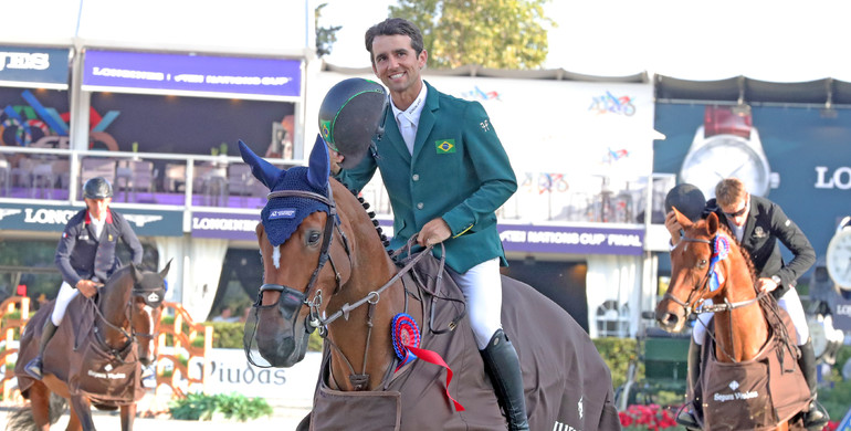 Marlon Modolo Zanotelli and Like A Diamond van het Schaeck win the Queen’s Cup Segura Viudas Trophy at CSIO Barcelona