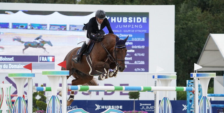 Harold Boisset, the man of the day at Hubside Jumping
