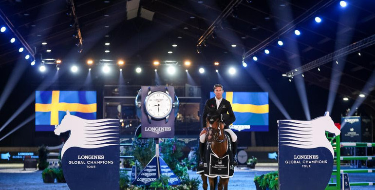 Swedish continue their sensational form with electric win from Henrik von Eckermann to close first week of Longines Global Champions Tour of Šamorín