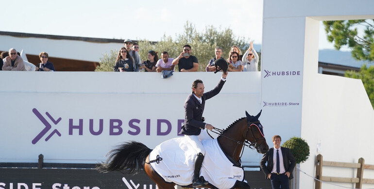 Eduardo Pereira de Menezes and H5 Chaganus top the CSI5* 1.60m Grand Prix at Hubside Jumping Grimaud