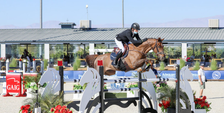 Swift Swail soars to $36,600 Talus 1.45m CSI3* win with Theo 160 at National Sunshine Series I