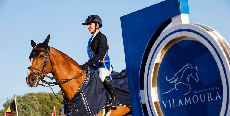 Nicola Pohl and Exelero 2 win the CSI4* Grand Prix at the Vilamoura Champions Tour
