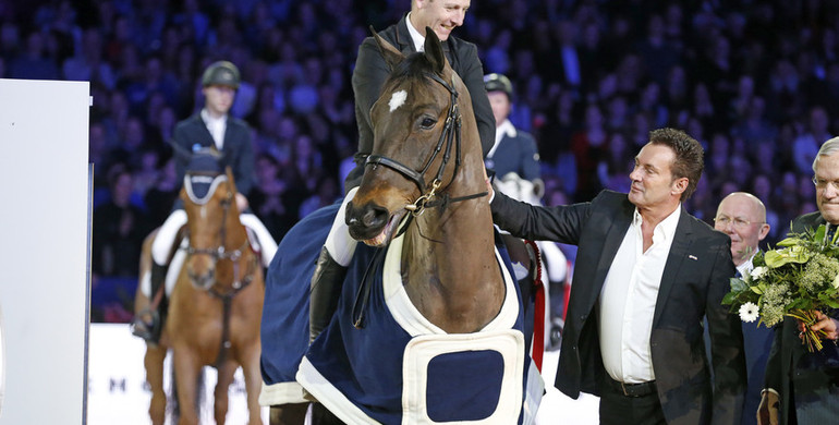 Leon Thijssen leading rider at Jumping Amsterdam