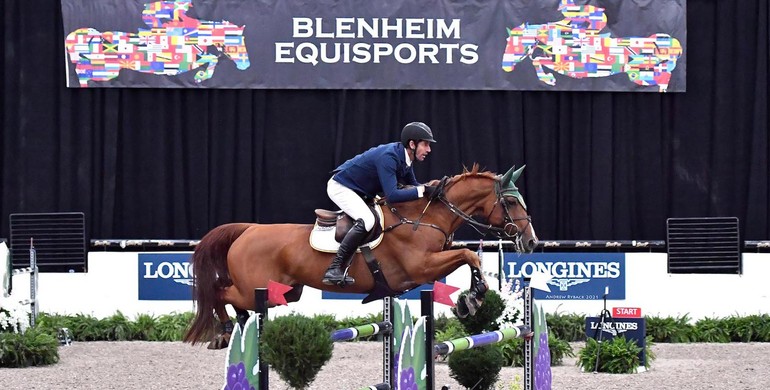 Rowan Willis and Blue Movie win $25,000 FEI 1.45m Welcome in their Las Vegas National CSI4*-W debut