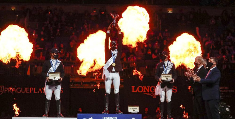 Supersonic Swedes Henrik von Eckermann and King Edward crowned €1.25 million Longines Global Champions Tour Super Grand Prix Champions