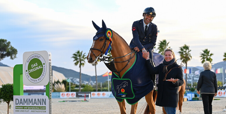 Emilio Bicocchi and Rondine Del Terricio top the CSI2* Grand Prix at Autumn MET III 2021