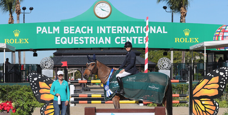 Brianne Goutal-Marteau and Tanael Des Bonnes top the $37,000 'Score At The Top' 1.45m CSI4*