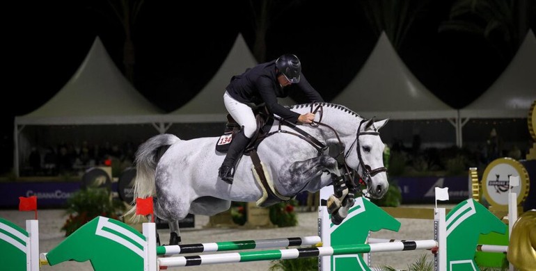 Jordan Coyle and Ariso jump to victory in the $230,000 Adequan® Major League Show Jumping Grand Prix CSI5*, presented by Essence Art Gallery