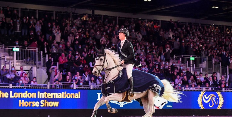 Home win for Jack Whitaker in the Longines Christmas Cracker at London International Horse Show