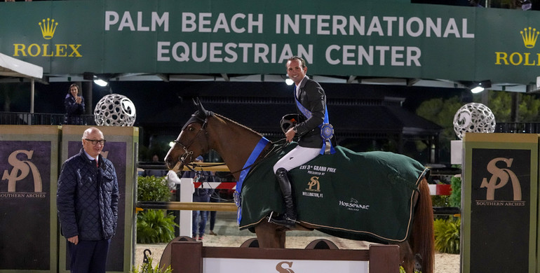 Spencer Smith and Ayade Hero Z fly to win in $140,000 Southern Arches Grand Prix CSI3* at 2022 WEF