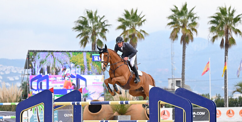Mark McAuley and Django Ste Hermelle top the CSI3* 1.50m Grand Prix presented by Oliva Nova Beach & Golf Resort at Spring MET 2022