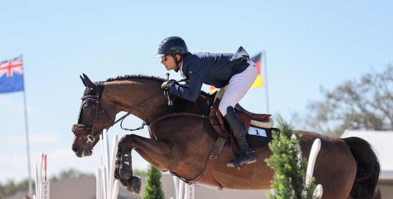 Mark Bluman captures first international win in $100,000 1.45m Grand Prix CSI2* at Split Rock Sarasota