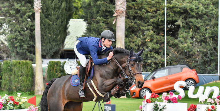 Leopold van Asten and VDL Groep Miss Untouchable best in Thursday's CSI4* 1.50m Grand Prix qualifier at the Andalucía Sunshine Tour