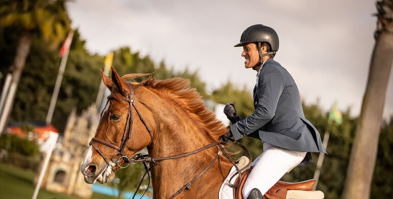 Pedro Veniss and Nimrod de Muze Z win the CSI4* 1.55m Equine America Grand Prix at the Andalucia Sunshine Tour